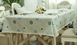 一起吃瓜桌布,桌布上的趣味故事